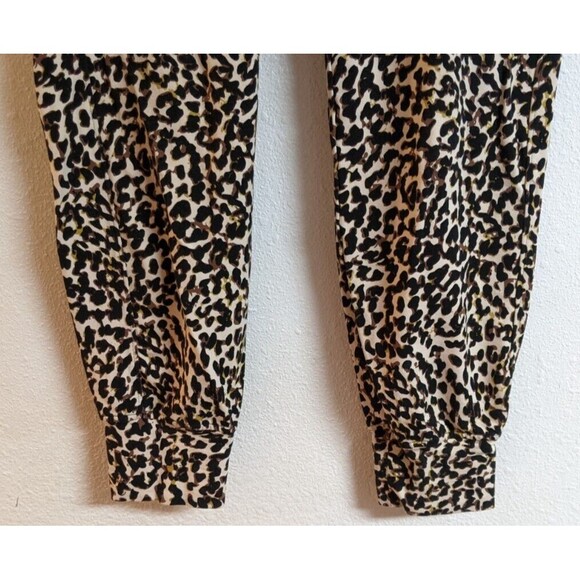 Cabi #5680 "Pivot Spotted Jogger" Leopard Print Cotton Blend Comfy Lounge Pant M - Picture 5 of 10
